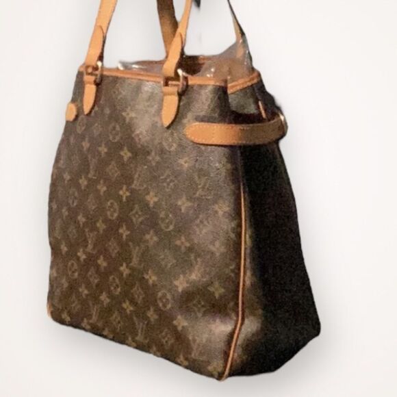 AUTHENTIC LOUIS VUITTON MONOGRAM BATIGNOLLES VERTICAL SHOULDER SATCHEL TOTE BAG - Picture 5 of 15